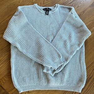 Gray cozy 100% cotton sweater